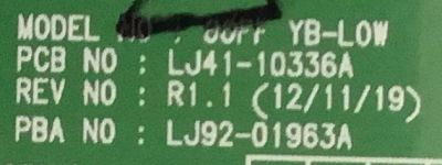 BUFFER PARA TV SAMSUNG / LJ92-01963A / LJ41-10336A / PANEL S60FH-YB03 / MODELO PN60F5300AFXZA-US01 - Imagen 3