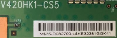 T-CON PARA TV PANASONIC / 35-D082799 / V240HK1-CS5 / PANEL V500HK1-LE6 REV.C7 / MODELO TC-L50E60 - Imagen 2