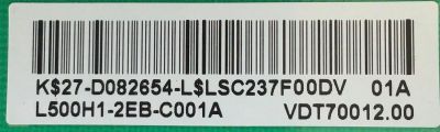 LED DRIVER PARA TV PANASONIC / 27-D082654 / C500E06E02A / MODELO TC-L50E60 - Imagen 2