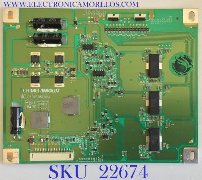 LED DRIVER PARA TV PANASONIC / 27-D082654 / C500E06E02A / MODELO TC-L50E60