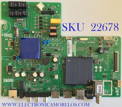 MAIN FUENTE PARA TV HKPRO  / B18010024 / TPD.NT72563.PB782 / 3NT725A2 / B18010024-0A02143 / 02-SH463D-C027000 / MODELOS  HKP32SM7 / 32D1291 / ESTA TARJETA ES CHINA  Y ES UTILIZADA EN DIFERENTES MARCAS Y MODELOS