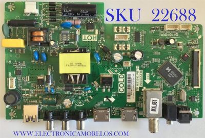 MAIN FUENTE PARA TV TCL / B16043707 / TP.MS3393.PB786 / 3MS93AX18 / 02-SH893C-C00100 / 32D1620  / ESTA TARJETA ES CHINA Y ES UTILIZADA EN DIFERENTES MARCAS Y MODELOS / ENTRAR A DESCRIPCIÓN DEL PRODUCTO