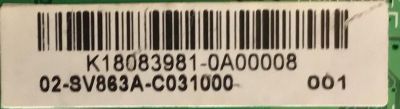 MAIN FUENTE PARA TV TCL / K18083981 / TP.MS3663.PA581 / 3MS663Q0 / 02-SV863A-C031000 /ESTA TARJETA ES CHINA Y ES UTILIZADA EN DIFERENTES MARCAS Y MODELOS / ENTRAR A DESCRIPCIÓN DEL PRODUCTO - Imagen 3