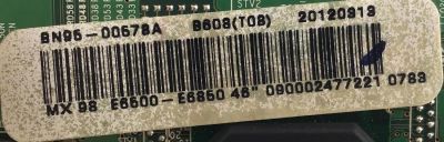 T-CON PARA TV SAMSUNG / BN95-00578A / BN41-01789A / BN97-06370A / PANEL LTJ460HW05-V / MODELO UN46ES6500FXZA TS01 - Imagen 3