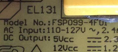 FUENTE DE PODER PARA TV PANASONIC / TZZ00000983A / FSP099-4F01 / PK101V3360I / PANEL V390HK1-LE6 / MODELO TC-L39EM60 - Imagen 2