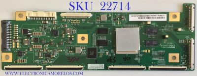 T-CON PARA TV LG OLED / NUMERO DE PARTE LJ94-6034B / 6870C-0802A / LE550PQL (HM)(A2) / 6034B / PANEL AC550AQL-FMA1 / DISPLAY LE550AQD (EM)(A3) / MODELOS OLED55C9AUA / OLED55C9AUA.DUSQLJR