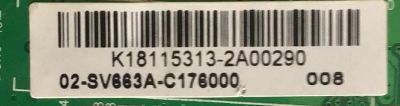 MAIN PARA TV  TCL / K18115313 / TP.MS3663.PA581 / 3MS663Q0 / 02-SV663A-C176000 / ESTA TARJETA ES CHINA Y ES UTILIZADA EN DIFERENTES MARCAS Y MODELOS / ENTRAR A DESCRIPCIÓN DEL PRODUCTO - Imagen 3