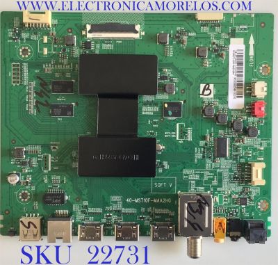 MAIN PARA TV TCL / V8-ST10K01-LF1V1291 / 40-MST10F-MAA2HG / SVSMST1008-MA200AA / PANEL T550QVN05.7 / MODELO 55S423LIAA /  55S425