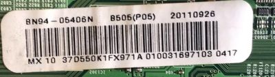 MAIN PARA TV SAMSUNG / SUSTITUTAS BN94-04509B / BN94-04509S / BN96-23347A / BN94-04475X / BN94-04509A / BN96-23348A / BN96-23351A / BN96-23352A / BN94-05406R / BN94-05406S / MAS SUSTITUTAS EN DESCRIPCION / PANEL T370HVW03 V.P / MODELO LN37D550K1FXZA AA02 - Imagen 3