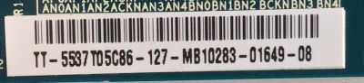 T-CON PARA TVT-CON PARA TV SAMSUNG / BN81-05995A / T315HW04 / 31T09-COL / 5537T05C86 / PANEL T370HVW03 V.P / MODELO LN37D550K1FXZA AA02 SAMSUNG / BN81-05995A / T315HW04 / 31T09-COL / 5537T05C86 / PANEL T370HVW03 V.P / MODELO LN37D550K1FXZA AA02 - Imagen 2