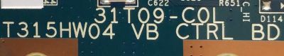 T-CON PARA TVT-CON PARA TV SAMSUNG / BN81-05995A / T315HW04 / 31T09-COL / 5537T05C86 / PANEL T370HVW03 V.P / MODELO LN37D550K1FXZA AA02 SAMSUNG / BN81-05995A / T315HW04 / 31T09-COL / 5537T05C86 / PANEL T370HVW03 V.P / MODELO LN37D550K1FXZA AA02 - Imagen 3