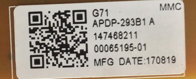 FUENTE DE PODER PARA TV SONY / 1-474-682-11 / APDP-293B1A / 2955036205 / 147468211 / MODELO XBR-75X900E - Imagen 3