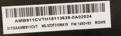 MAIN PARA TV INSIGNIA / 317GAAMB911CVT / TD.T950.61 / H1813639 / PANEL TPT3156B5-1A058.L / DISPLAY ST3151A05-8 / MODELO / NS-32DF310NA19 - Imagen 3