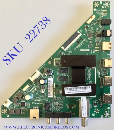 MAIN PARA TV INSIGNIA / 317GAAMB911CVT / TD.T950.61 / H1813639 / PANEL TPT3156B5-1A058.L / DISPLAY ST3151A05-8 / MODELO / NS-32DF310NA19