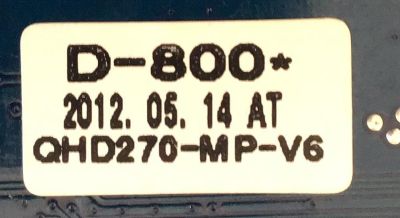 MAIN PARA TV LG / QHD270-MP-V6 / D-800 REV_1.0 / PANEL LM270WQ1 (SD)(B1) /  - Imagen 3