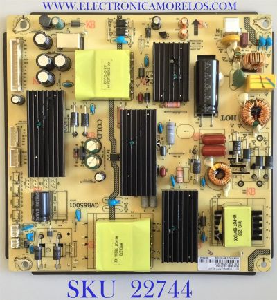 FUENTE DE PODER PARA TV JVC / 8.60.59.01006 / CVB65001 / BJM1-155082-0P1G / 81K0075 / CVB65001_D071116_A007 / MODELO SI49FSC / ESTA TARJETA ES CHINA Y ES UTILIZADA EN DIFERENTES MARCAS Y MODELOS / ENTRAR A DESCRIPCIÓN DEL PRODUCTO