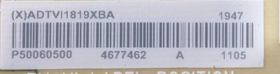 FUENTE DE PODER PARA TV VIZIO / ADTVI1819XBA / 715GA050-P01-001-003M / (X)ADTVI1819XBA / PANEL TPT500B5-U2T01.D REV:S01W / MODELO M507-G1 LTCHQHOV - Imagen 2