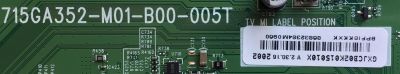 MAIN PARA TV VIZIO / GXJCB02K015 / 715GA352-M01-B00-005T / PANEL TPT500B5-U2T01.D REV:S01W / MODELO M507-G1 LTCHQHOV - Imagen 3