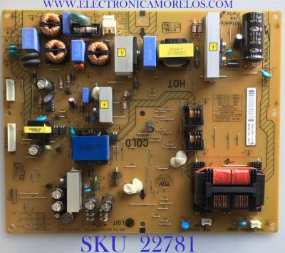 FUENTE DE PODER PARA TV PHILIPS / 272217100691 / 2300KPG110A-F / 2722 171 00691 / MODELO 32PFL6704D/F7