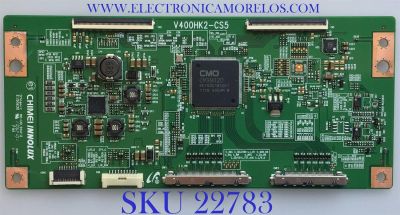 T-CON PARA TV TOSHIBA / 35-D073370 / V400HK2-CS5 / PANEL V400HK2-LS5 REV.C1 / MODELO 40L5200U2