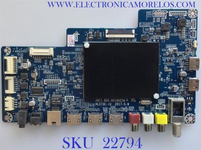 MAIN PARA TV ONN / NUMERO DE PARTE JUC7.820.00180256 / HLS373C-IU / 998D9U1C / 998DU1CM1491 / PANEL C500Y19-6P(UPF61SS01) / MODELO 100005396  / ESTA TARJETA ES CHINA Y ES UTILIZADA EN DIFERENTES MARCAS Y MODELOS / ENTRAR A DESCRIPCIÓN DEL PRODUCTO