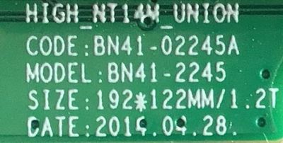 MAIN PARA TV SAMSUNG / BN94-08153A / BN41-02245A / BN97-08808A / PANEL CY-DF400CSLV3H / MODELO UN40H6203AFXZA UF04 - Imagen 4