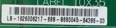 BACKLIGHT INVERTER PARA TV SCEPTRE / 19.26006.217 / VIT7101010.53 REV.53 / 192600061 / PANEL T370XW01 / MODELOS X37SV / FLM-373B / 37LX96 / 37HL66 - Imagen 3