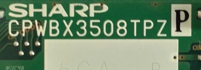 T-CON PARA TV SHARP / CPWBX3508TPZP / CPWBX3508TPZ / PANEL LK315T3LZ4BX / LK315T3LZ50Z / MODELOS LC-32D42U / LC-32D43U / LC-32D504 / LC-32D50U - Imagen 2