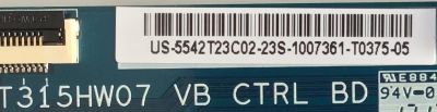 T-CON PARA TV SANYO / 55.42T23.C02 / T315HW07 VB / 31T14-C0J / 5542T23C02 / PANEL T420HVN01.1 / MODELO FVM4212 P42142-00 - Imagen 2