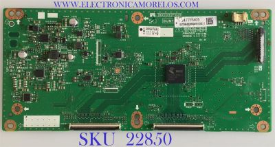 T-CON PARA TV SHARP / DUNTKG477FM05 / DUNTKG47 / G477FM05 / DUNTKG477WE05 / MODELO LE-80LE661U 