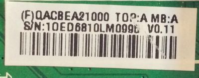 MAIN PARA MONITOR ACER / QACBEA210 / 715G4235-M01-000-004L / (F)QACBEA21000 / PANEL LM230WF5 (TR)(C2) / MODELO S232HL ETLQY - Imagen 3
