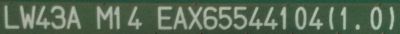 MAIN PARA TV LG / EBT63334102 / EAX65544104 (1.0) / 62284802 / MODELO 47LS55A-5BB.AUSKLJM - Imagen 2