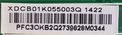 MAIN PARA TV NEC / XDCB01K055 / 715G729-M02-000-004K / XDCB01K055003Q / MODELO E554 - Imagen 2