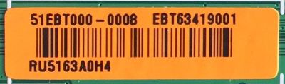 MAIN PARA TV LG / EBT63419001 / EAX65467203(1.3) / RU5163A0H4 / PANEL T5500HVF04.1 / MODELO 55LY340C-UA.BUSDLJR - Imagen 3