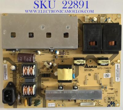 FUENTE DE PODER PARA TV VIZIO / 0500-0407-1260 / DPS-198CP / 050004071260 / SUSTITUTAS 0500-0407-1030 / 0500-0412-1030 / PANEL LC420WUH (RD)(P1) / MODELO E421VO