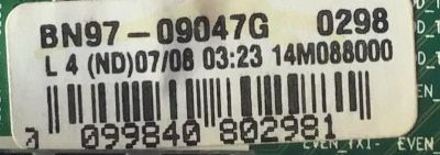 MAIN PARA TV SAMSUNG / BN94-08022F / BN41-02207B / BN97-09047G / MODELO LH22DBDPSGC/GO - Imagen 2