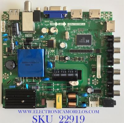 MAIN FUENTE PARA TV ELEMENT / K15090107 / TP.MS3393.PB801 / V320BJ7-PE1 / K15090107-0A02797 / MODELO 32'' / ESTA TARJETA ES CHINA Y ES UTILIZADA EN DIFERENTES MARCAS Y MODELOS / ENTRAR A DESCRIPCIÓN DEL PRODUCTO