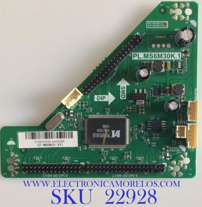 TARJETA INTERFACE PARA TV RCA / A15031005 / PL.MS6M30K.1 / MST6M30KUB / MODELO 55'' / ESTA TARJETA ES CHINA Y ES UTILIZADA EN DIFERENTES MARCAS Y MODELOS / ENTRAR A DESCRIPCIÓN DEL PRODUCTO