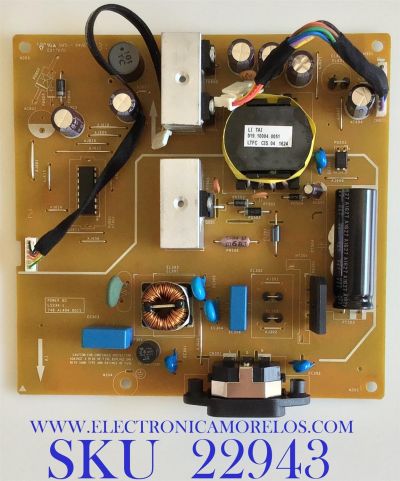 FUENTE DE PODER PARA MONITOR DELL / 755.A1404.0001 / 748.A1404.0011 / 27047761 / L5234-1 / PANEL LM238WF4(SS)(A1) / MODELO U2417HT