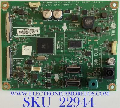 MAIN PARA MONITOR LG / EAX66216901 / EAX66216901 (1.5) / 541M00Y0-0002 / NP53W101PW / PANEL LM290WW2(SS)(A1) / MODELO 29UM57-PE.AUSKRPN