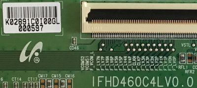 T-CON PARA TV NEC / LJ94-02891C / IFHD460C4LV0.0 / 02891C / MODELO P461 - Imagen 2