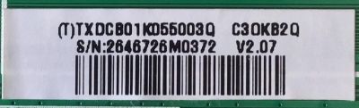 MAIN PARA TV NEC / TXDCB01K055 / 715G5729-M02-000-004K / (T)TXDCB01K055003Q / MODELO E554 - Imagen 2