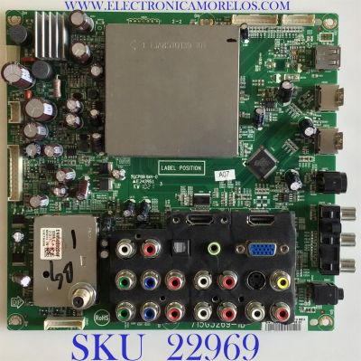 MAIN PARA TV DYNEX / 756TXACBZK02202 / 715G3269-1B / (T)TXACBZK02202 / PANEL LTA400HA07 / MODELO DX-40L150A11