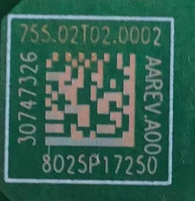 FUENTE DE PODER PARA MONITOR DELL / 755.02T02.0002 / 748.A2S01.0011 / 30747326 / PANEL LTM270HL05 / MODELO P2719HT - Imagen 2