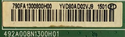 MAIN PARA MONITOR HP / 790FA1300800H00 / 492A008N1300H01 / YVD80AD02VJ9 / ILIF-380 V.A / PANEL LTM230HL07 / MODELO E231I - Imagen 3
