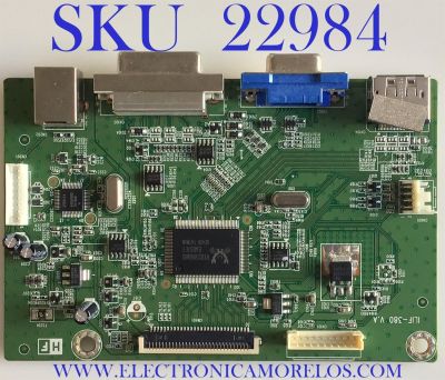 MAIN PARA MONITOR HP / 790FA1300800H00 / 492A008N1300H01 / YVD80AD02VJ9 / ILIF-380 V.A / PANEL LTM230HL07 / MODELO E231I