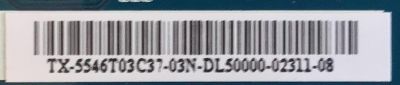 T-CON PARA TV SAMSUNG / NUMERO DE PARTE 5546T03C37 / 55.46T03.C37 / T315HW04 V3 / 31T09-COK / SUSTITUTAS 5546T03C48 / 5540T04C07 / 5546T03C43 / 5546T03C34 / 5546T04C19 / 5537T05C49 / 5531T12C02 / 5537T05C59 / PANEL LTF460HJ02-A03 / MODELO LN46C630K1FXZA - Imagen 2