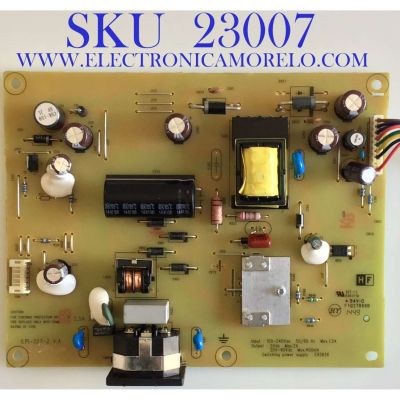 FUENTE DE PODER PARA MONITOR DELL / 790DR140080ZR00 / 491A010S140ZH06 / ILPI-327-2 V.A / PANEL LTM230HT12 / MODELO E2314HF