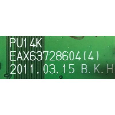 MAIN PARA TV LG / EBT61715301 / EAX63728604 (4) / RU18C04313 / PANEL PDP50R30111 / MODELO 50PV400-UB.AUSZLUR - Imagen 3