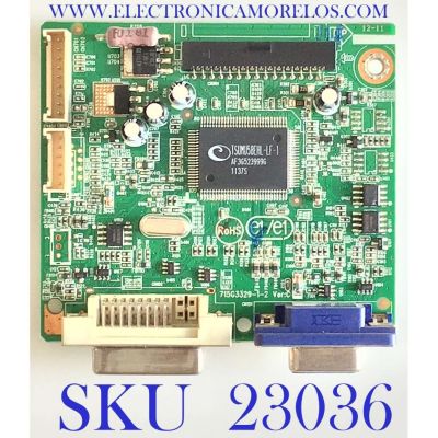 MAIN PARA MONITOR / GQACBTH004 / 715G3329-1-2 / (T)GQACBTH00400 / PANEL HSD250HVW2-A0 / MODELO IH253DPBUFA21